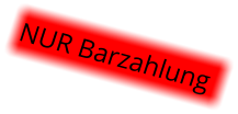 NUR Barzahlung